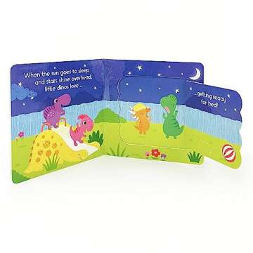 Dinos Love Pajamas - A Lift-a-Flap Dinosaur Bedtime Board Book for Babies and Toddlers; A Going to B...