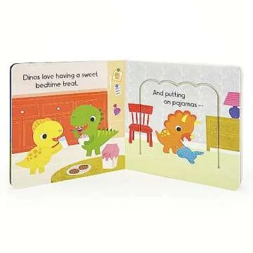 Dinos Love Pajamas Bedtime Board Book for Toddlers