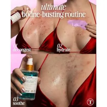 Truly Beauty Cherry Jelly Body Acne Wash with Soothing Cherry Niacinamide, Hydrating Allantoin, & Mandelic Acid - Award Winning Back Acne Treatment Body Wash Cleanser & Dark Spot Remover