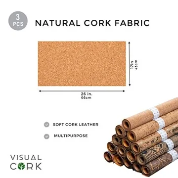 Eco-Friendly Thin Natural Cork Fabric for Crafts