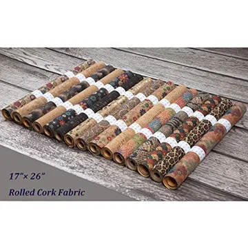 Eco-Friendly Thin Natural Cork Fabric for Crafts