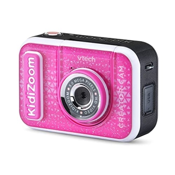 VTech KidiZoom Creator Cam for Kids - Glitter Pink