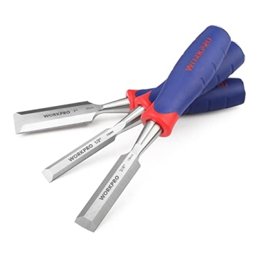 HANYWIL 3-Piece Wood Chisel Set for Accurate Carving