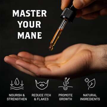 Leven Rose Beard Oil for Men and Beard Softener 100% Pure Natural for Bearded Men, Mustaches, and Moisturized Skin 1 oz by Ranger Grooming Co