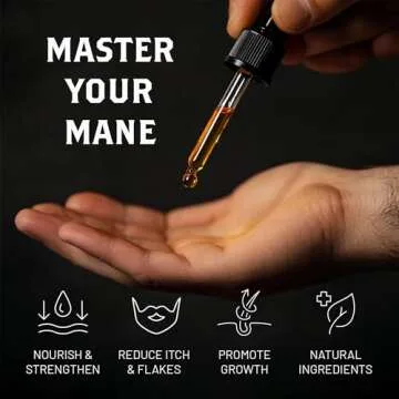 Leven Rose Beard Oil for Men and Beard Softener 100% Pure Natural for Bearded Men, Mustaches, and Moisturized Skin 1 oz by Ranger Grooming Co