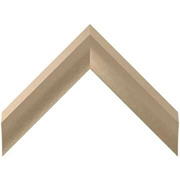 Frame My TV Deco TV Frames Alloy Prismatic - Pale Gold Bezel Compatible ONLY with Samsung The Frame TV (43", Fits 2021-2025 Frame TV)