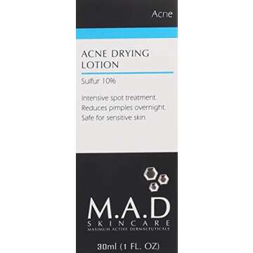 M.A.D Skincare Acne Drying Lotion - Intensive Overnight Spot Treatment