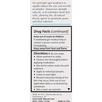 M.A.D Skincare Acne Drying Lotion - Intensive Overnight Spot Treatment