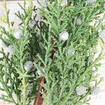 Artificial Juniper Cedar Sprays - Perfect Holiday Greenery