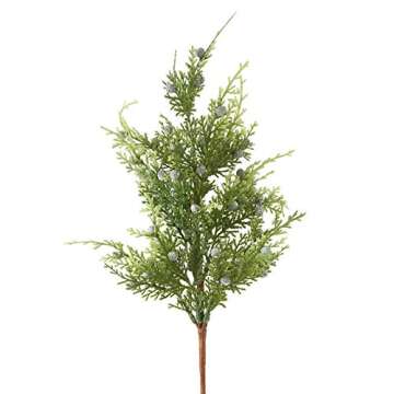 Artificial Juniper Cedar Sprays - Perfect Holiday Greenery