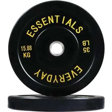 Olympic Bumper Weight Plate Set - 260 LB Strength Training