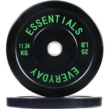 Olympic Bumper Weight Plate Set - 260 LB Strength Training