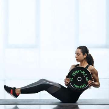 Olympic Bumper Weight Plate Set - 260 LB Strength Training