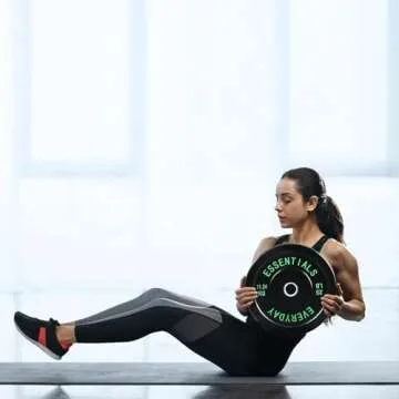 Olympic Bumper Weight Plate Set - 260 LB Strength Training