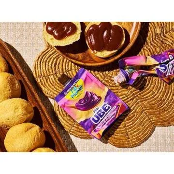 Fila Manila Ube Coconut Spread Purple Yam As Seen on Shark Tank - Award-Winning 5.8 OZ Pouch, Vegan, Gluten Free, Dairy Free, No Red 3, No Red 40, No Ube Extract, No Artificial Colors, Real Philippine Ube (1 Pack)