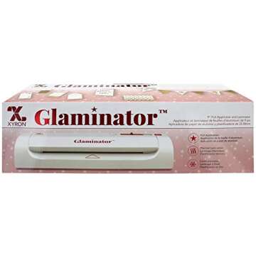 Xyron Glaminator Foil Laminator, 9" Lamination Machine, Includes Gold Foil (628120)