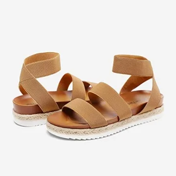 DREAM PAIRS Women’s Open Toe Espadrille Wedge Sandals