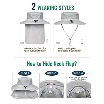 Camptrace Sun Hat - Wide Brim UPF 50+ Protection