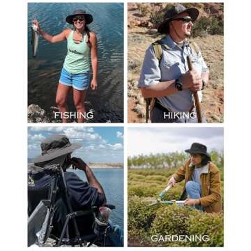 Camptrace Sun Hat - Wide Brim UPF 50+ Protection