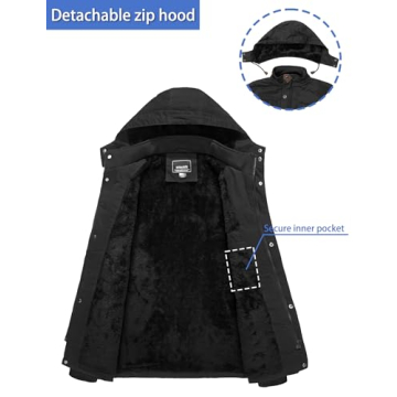 Stylish TACVASEN Men's Winter Jacket for Winter Activities