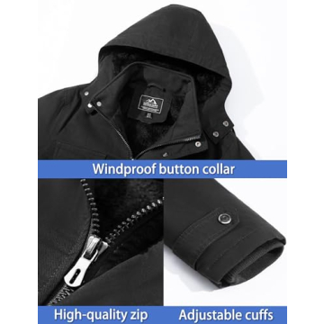 Stylish TACVASEN Men's Winter Jacket for Winter Activities