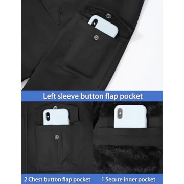 Stylish TACVASEN Men's Winter Jacket for Winter Activities