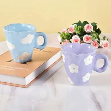 Koythin Hand-painted Ceramic Coffee Mug - Unique and Safe