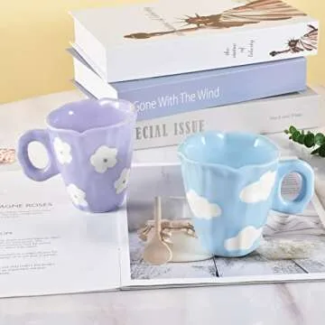 Koythin Hand-painted Ceramic Coffee Mug - Unique and Safe