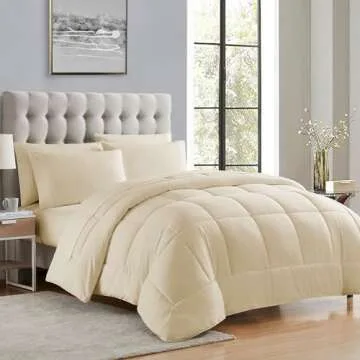 Sweet Home Collection 7 Piece Comforter Set for All Seasons