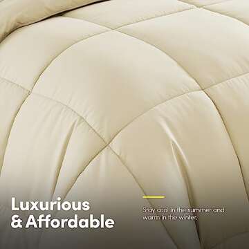 Sweet Home Collection 7 Piece Comforter Set for All Seasons