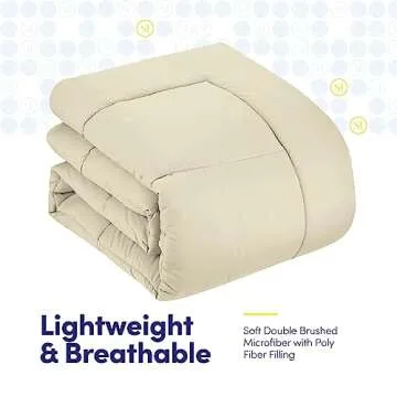 Sweet Home Collection 7 Piece Comforter Set for All Seasons