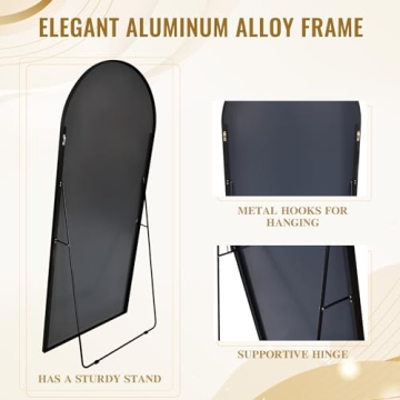 Stylish ABSWHLM Arched Full Length Wall Mirror - 76x34 inches