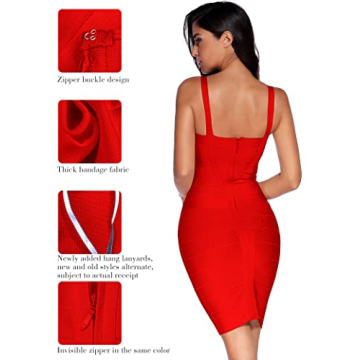 Meilun Women's Sleeveless Bandage Dress for Any Occasion