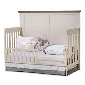 Sorelle Furniture Westley Crib - Classic 4-In-1 Convertible Crib, Non-Toxic Wood Baby Bed