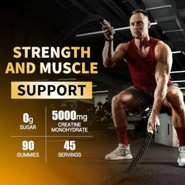 Happyummmm Vegan Creatine Gummies for Energy Boost