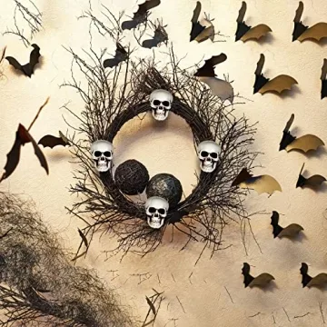 10 Mini Halloween Skulls for Spooky Decor