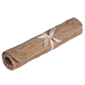 FRELISH Handwoven Jute Area Rug for Eco-Friendly Living