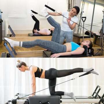 Toes Home Non-Slip Pilates Socks with Grip for Women