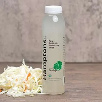 Organic Probiotic Sauerkraut Brine Pack of 4 - 100% Organic