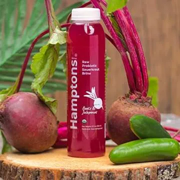 Organic Probiotic Sauerkraut Brine Pack of 4 - 100% Organic