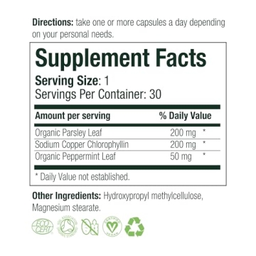 It Just Works Natural Deodorizing Supplement - Vegan & Organic