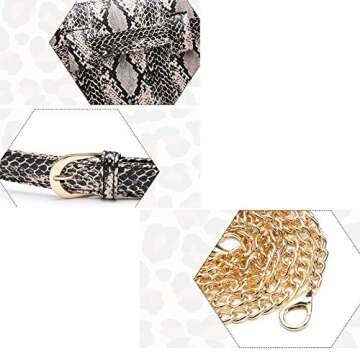 Trendy Small PU Leather Fanny Pack for Women