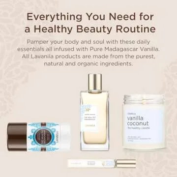 Lavanila Vanilla Coconut Perfume for Women 1.7 Fl Oz - Tropical Coconut, Tahitian Tiare Flower & Warm Vanilla Fragrance, Clean and Natural Eau de Parfum Made In USA