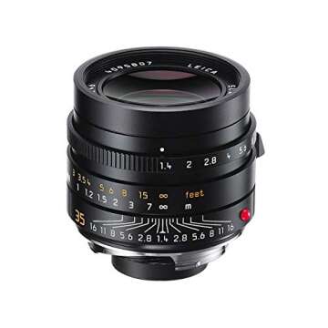 Leica 35mm f/1.4 ASPH Summilux-M for Leica M Series Cameras