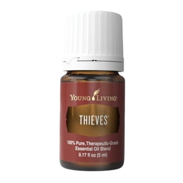 Young Living Thieves Essential Oil Blend 5ml | 100% Pure Essential Diffuser Oil with Rosemary Oil, C...