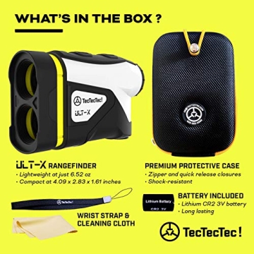 TecTecTec ULT-X High-Precision Golf Rangefinder
