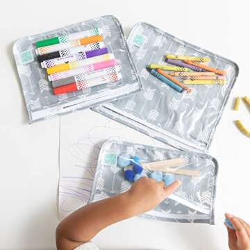 Bumkins TSA Approved Travel Bag Set for Baby & Travel