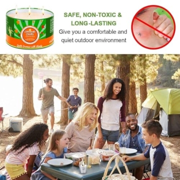 Citronella Candle Set for Outdoor Relaxation and Bug-Free Evenings