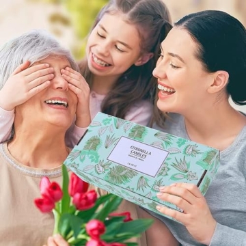 Citronella Candle Set for Outdoor Relaxation and Bug-Free Evenings