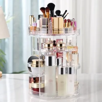 AMEITECH 360 Degree Rotating Makeup Organizer for Beauty